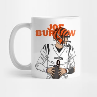 Joe Burrow Comic Style Mug